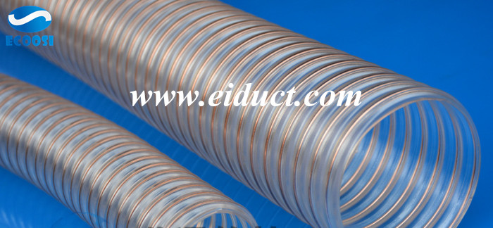PUR flex duct hose for woodworking