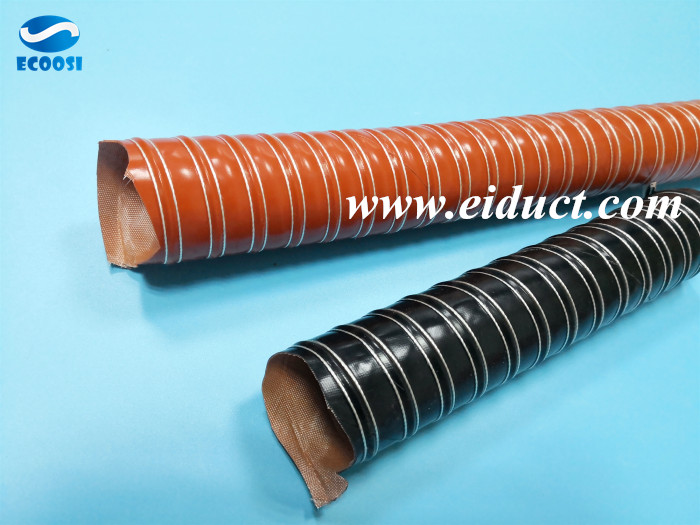 Black-silicone-high-temp-brake-duct-hose