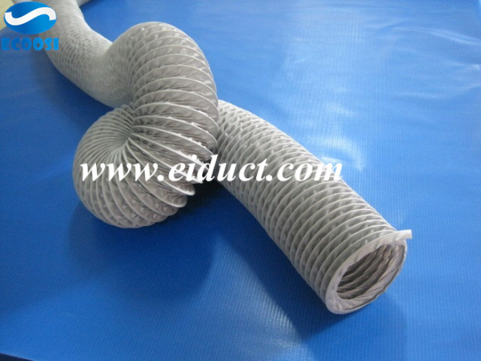 Flame retardant PVC flexible fabric ducting hose PVC tarpaulin ventilation duct hose for welding fume