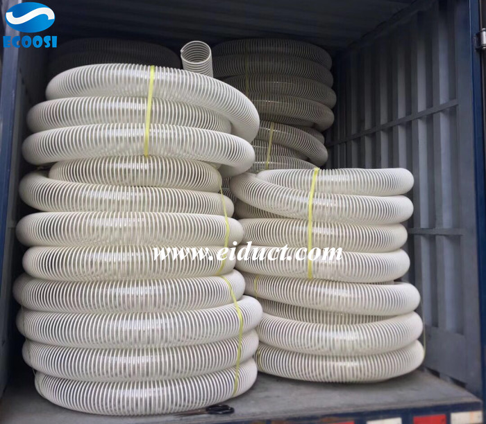 What is the composition and advantages of PVC hose?