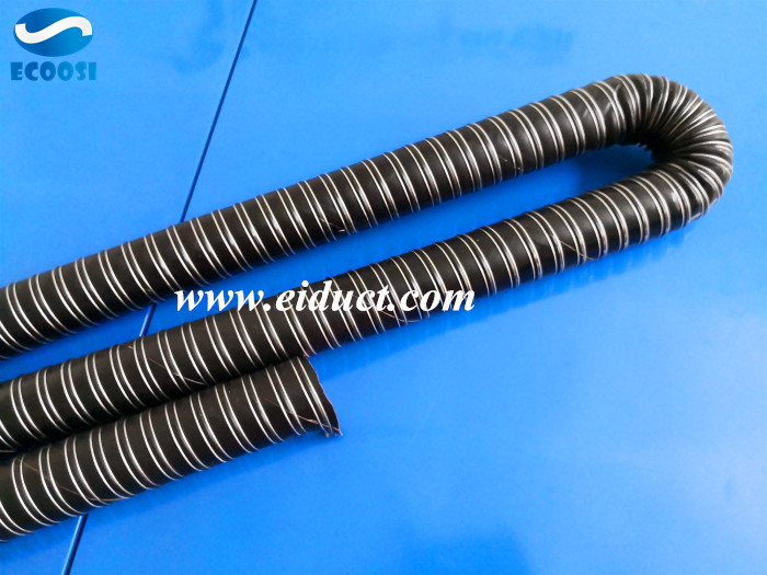 Silicone coated flexible brake air ducting hose from Ecoosi Industrial Co., Ltd.