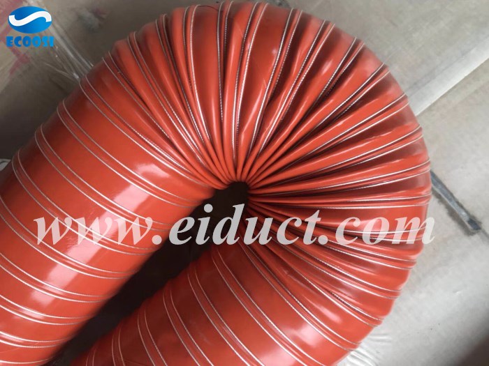 Ecoosi brake flexible cooling ducts hose used to connect your fresh air snorkel or flange to the fresh air flapper valve