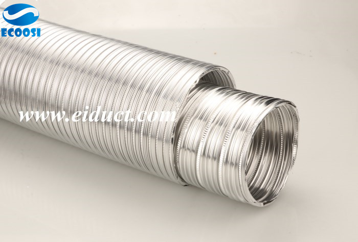What kind of flexible aluminum duct hose is ideal for kitchen room use?