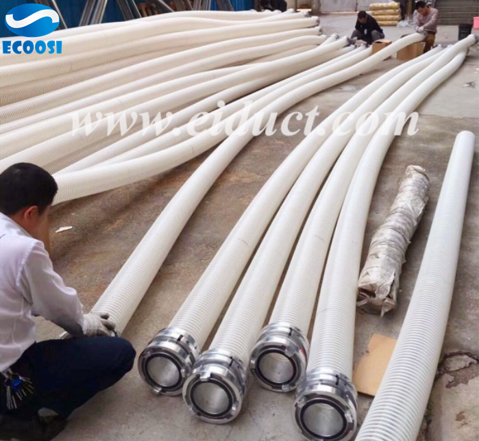 PU suction hose, material handling hose, dust collection hose, spiral hose, flexible hose from Ecoosi Industrial Co., Ltd.