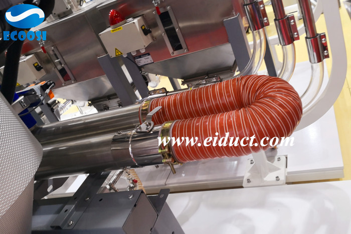 Why Ecoosi high temperature silicone duct hose is ideal used in injection molding machine and blow molding machine?