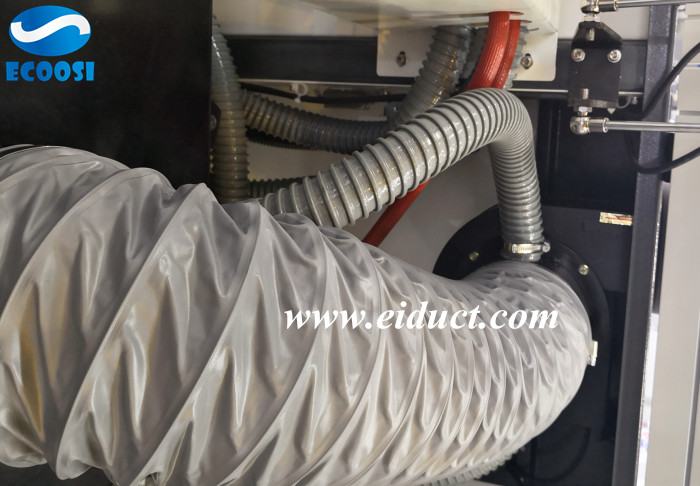 Why Ecoosi nylon fabric ventilation duct hose is ideal used for ventilation of fumes, light weight dust, and air movement?