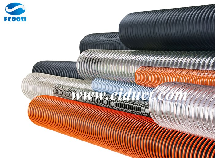 What is the advantages of Ecoosis double layer silicone flexible ducting hose？