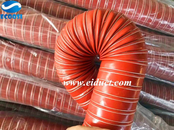 What is the applications of Ecoosi High temperature silicone 2 Ply air duct flexible hose?
