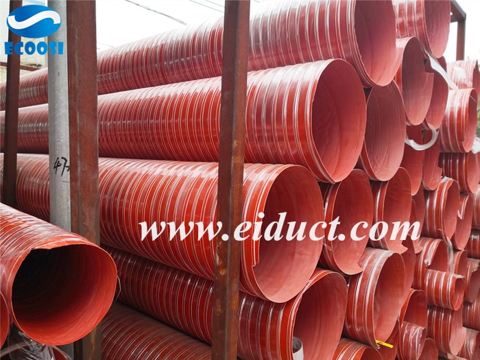 What is the application of Ecoosi flexible double layer silicone air duct hose?