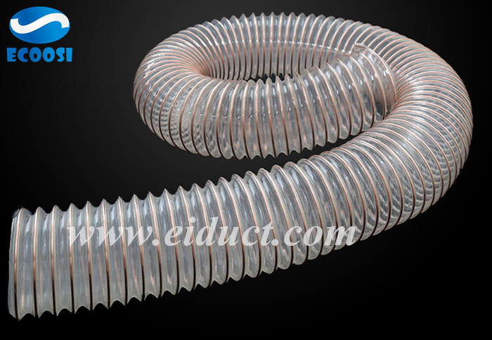 Which places need flame retardant flexible PU transparent duct hose?