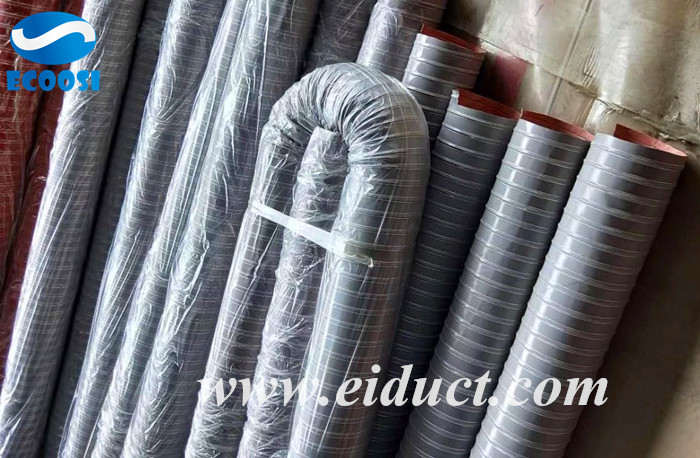 Double-ply silicone coated duct hose