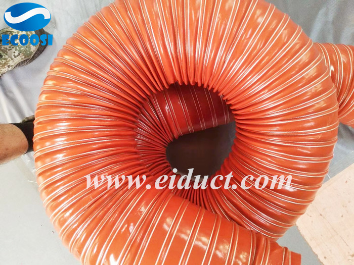 Why Ecoosi double-wall silicone brake duct hose is ideal for high temperature applications such as brake ducting？