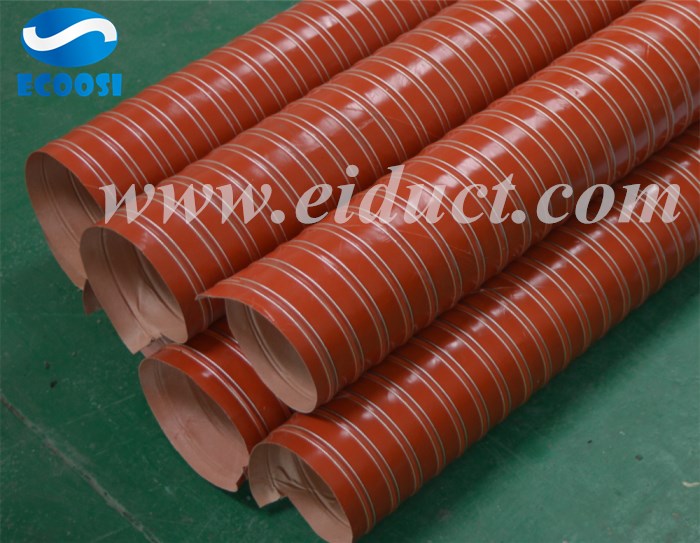 High Temperature Silicone 2 Ply Air Ducting Hose
