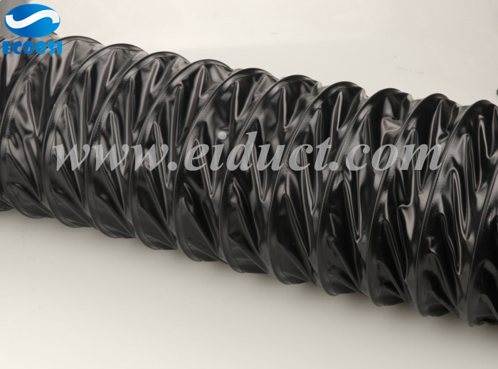 Black PVC Flexible Air Duct Hose