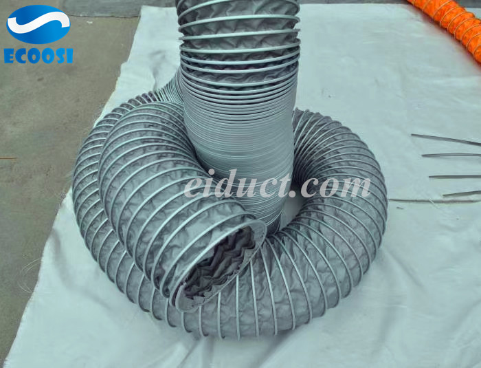High temperature flexible ducting exhaust hose from Ecoosi Industrial Co., Ltd.