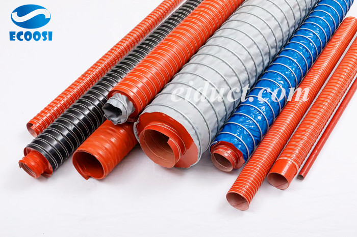 Silicone brake cooling air duct ventilation hose from Ecoosi Industrial Co., Ltd.