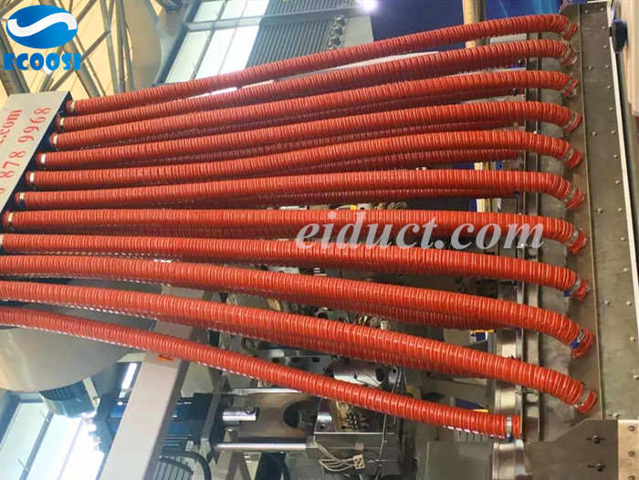 Flexible High Temperature Silicone Air Ducting Hose Working
